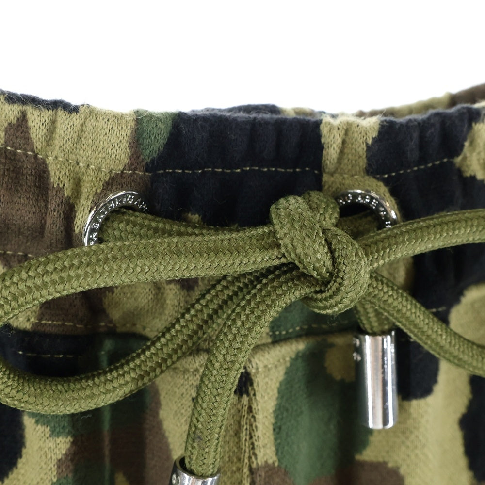A BATHING APE(アベイシングエイプ) 1ST CAMO JACQUARD ONE POINT RELAXED FIT SWEAT SHORTS 1STカモ ジャガード1ポイント リラックスフィットスウェットショートパンツ カモ