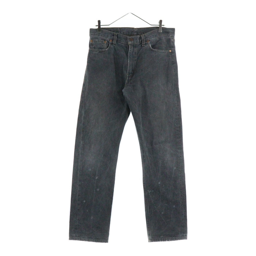 Levi's(リーバイス) VINTAGE 90s 505 後染め USA製 ストレートデニムパンツ ブラック
