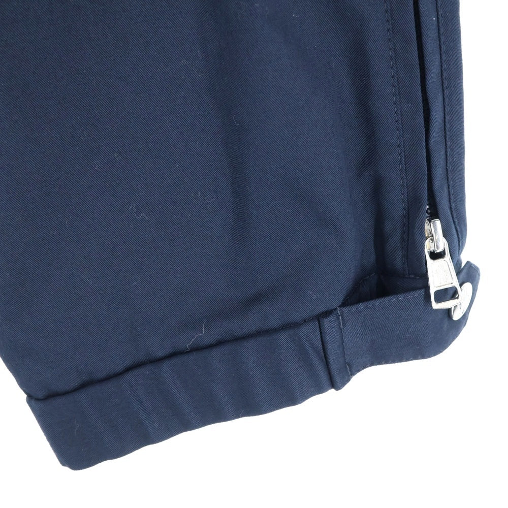 MONCLER(モンクレール) 23SS PANTALONE SPORTIVO ロゴドローコード ワッペン付きコットンパンツ ネイビー I10912A00003