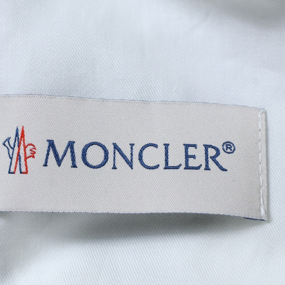 MONCLER(モンクレール) 23SS PANTALONE SPORTIVO ロゴドローコード ワッペン付きコットンパンツ ネイビー I10912A00003