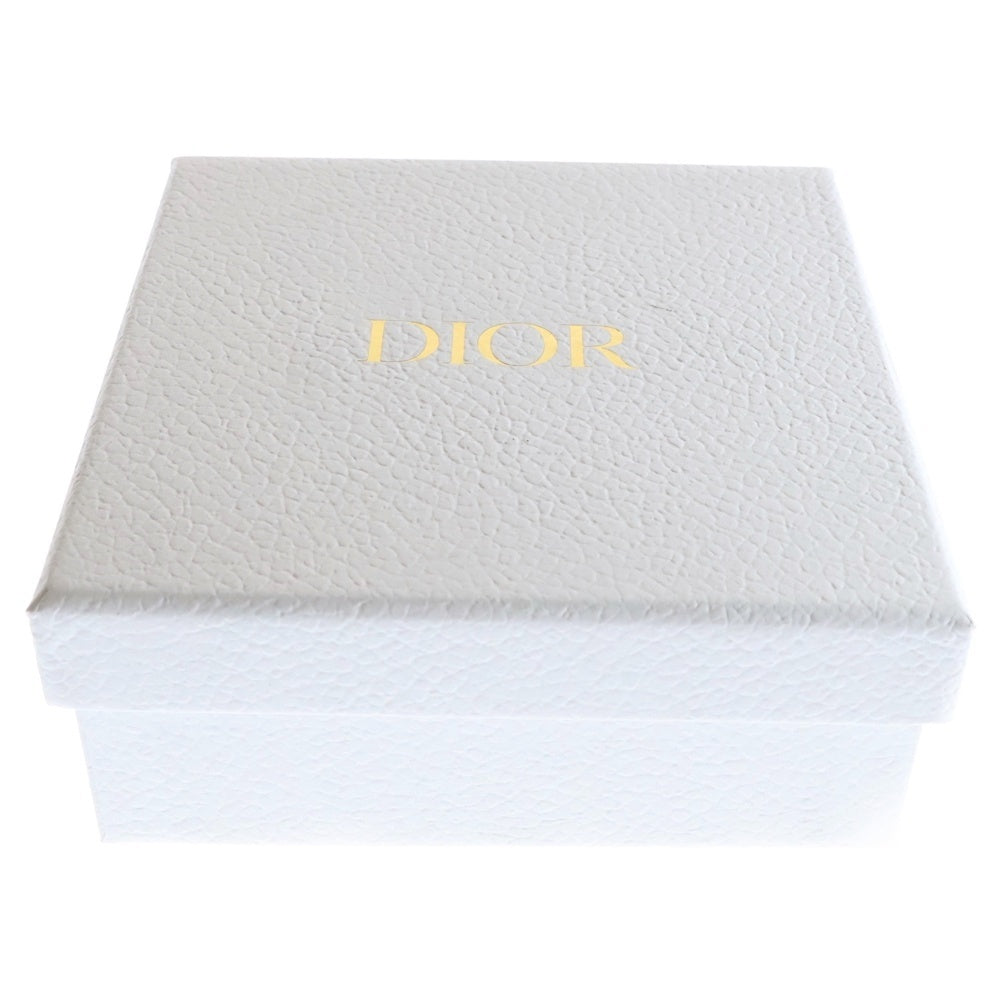 DIOR(ディオール) Lotus ロータス カナージュ パテントカーフスキン チャーム付き三つ折りコンパクトウォレット 財布 パープル S0181OVRB-M848