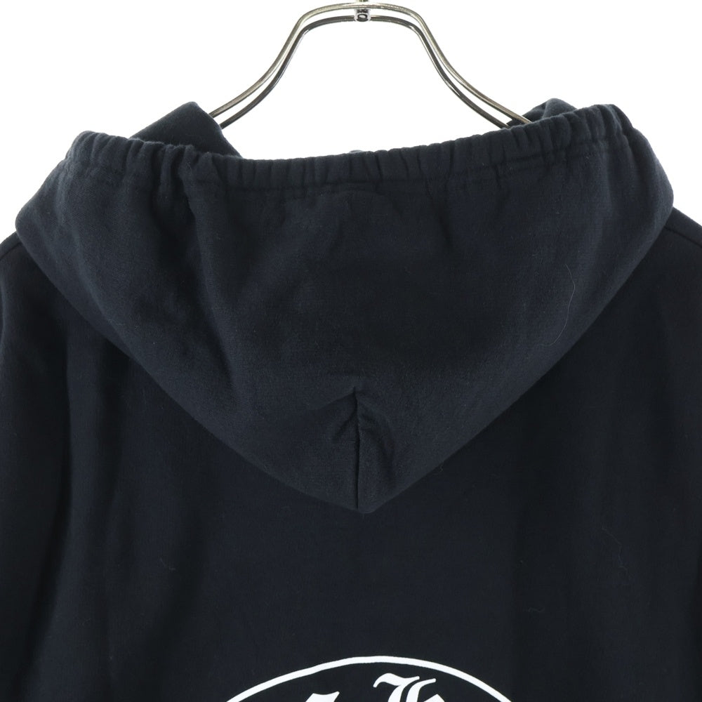 CHROME HEARTS(クロムハーツ) SWTSHRT HD ZIP 大阪限定バックホースシューダガージップパーカー ブラック