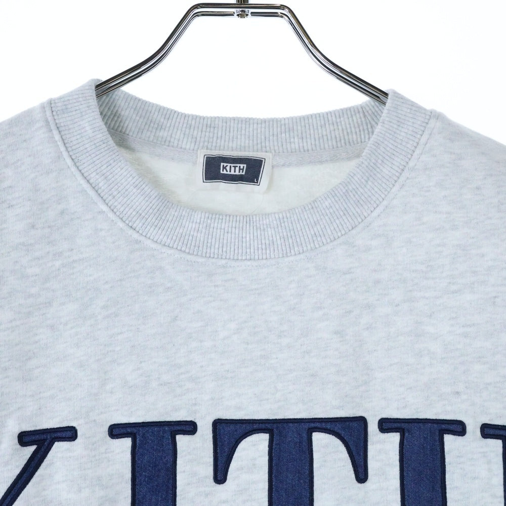 KITH(キス) Collegiate Nelson Crewneck カレッジ ネルソン クルーネックスウェット グレー