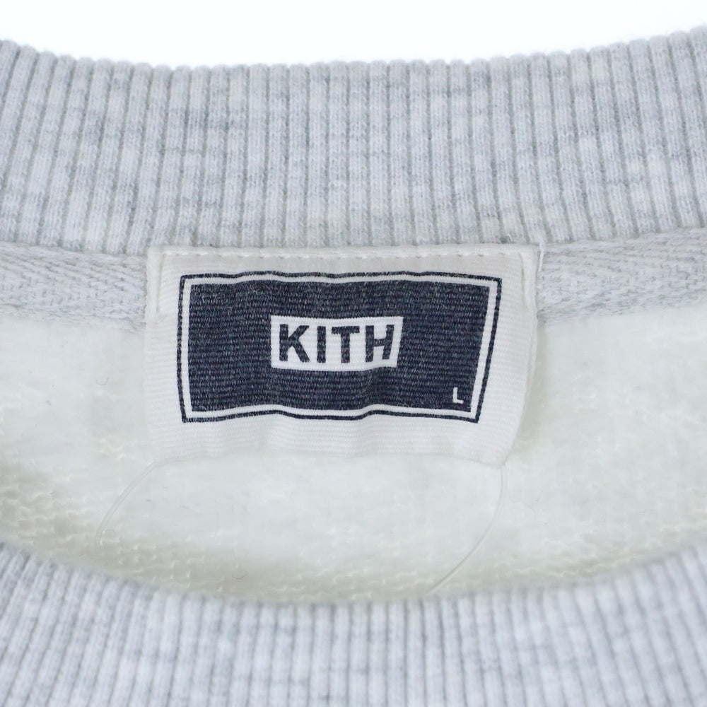 KITH(キス) Collegiate Nelson Crewneck カレッジ ネルソン クルーネックスウェット グレー