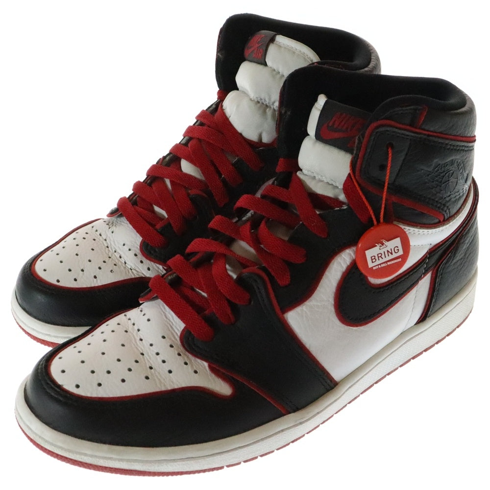 NIKE(ナイキ) Air Jordan 1 Retro High OG Blood Line エアジョーダン1 レトロ ハイ OG ブラッドライン ハイカットスニーカー US9.5/27.5cm 555088-062