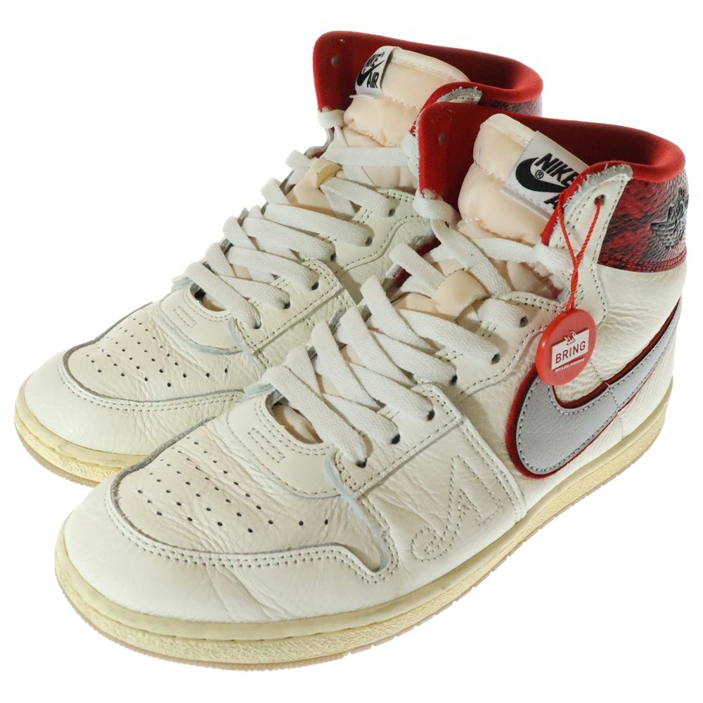 NIKE(ナイキ) ×Awake NY Jordan Air Ship SP University Red アウェイクニューヨーク ジョーダン エアシップ SP ユニバーシティレッド ハイカットスニーカー FN8675-100
