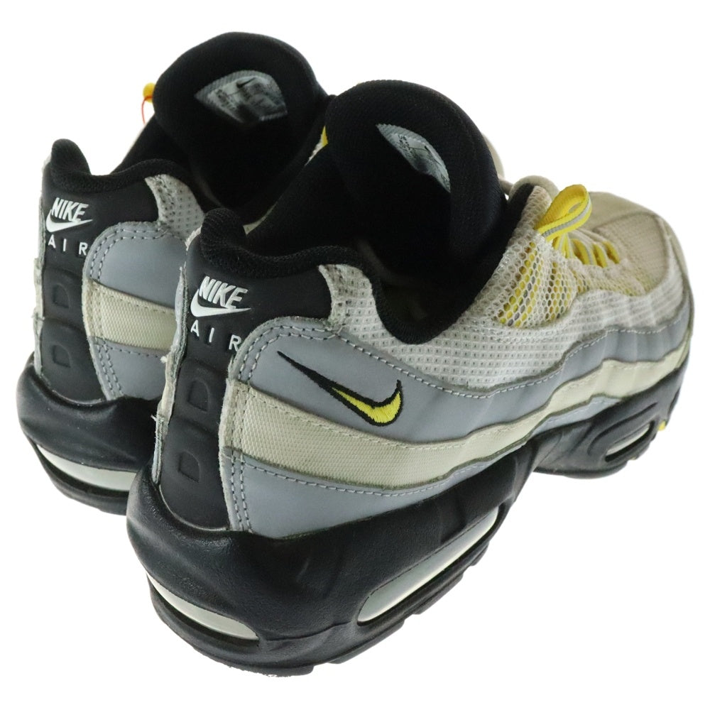 NIKE(ナイキ) Air Max 95 Essential エアマックス95 エッセンシャル ローカットスニーカー ホワイト/イエロー US8.5/26.5cm DQ3982-100