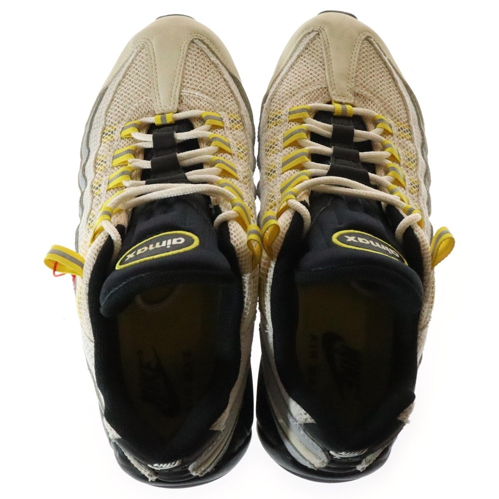 NIKE(ナイキ) Air Max 95 Essential エアマックス95 エッセンシャル ローカットスニーカー ホワイト/イエロー US8.5/26.5cm DQ3982-100