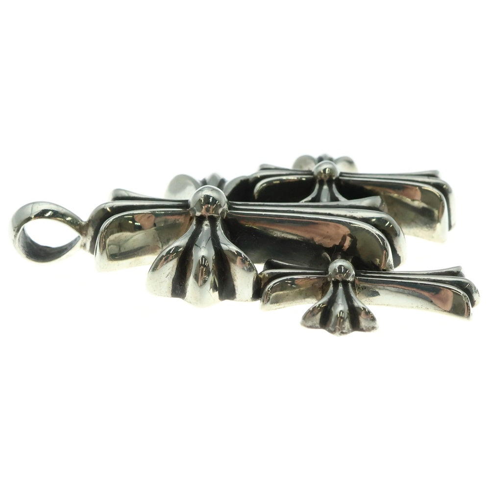 CHROME HEARTS(クロムハーツ) 3 CH CRS SML トリプルCHクロス スモール ペンダントトップ シルバー BCA201