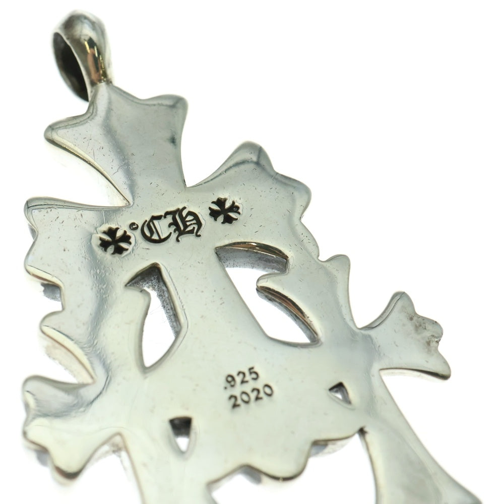 CHROME HEARTS(クロムハーツ) 3 CH CRS SML トリプルCHクロス スモール ペンダントトップ シルバー BCA201