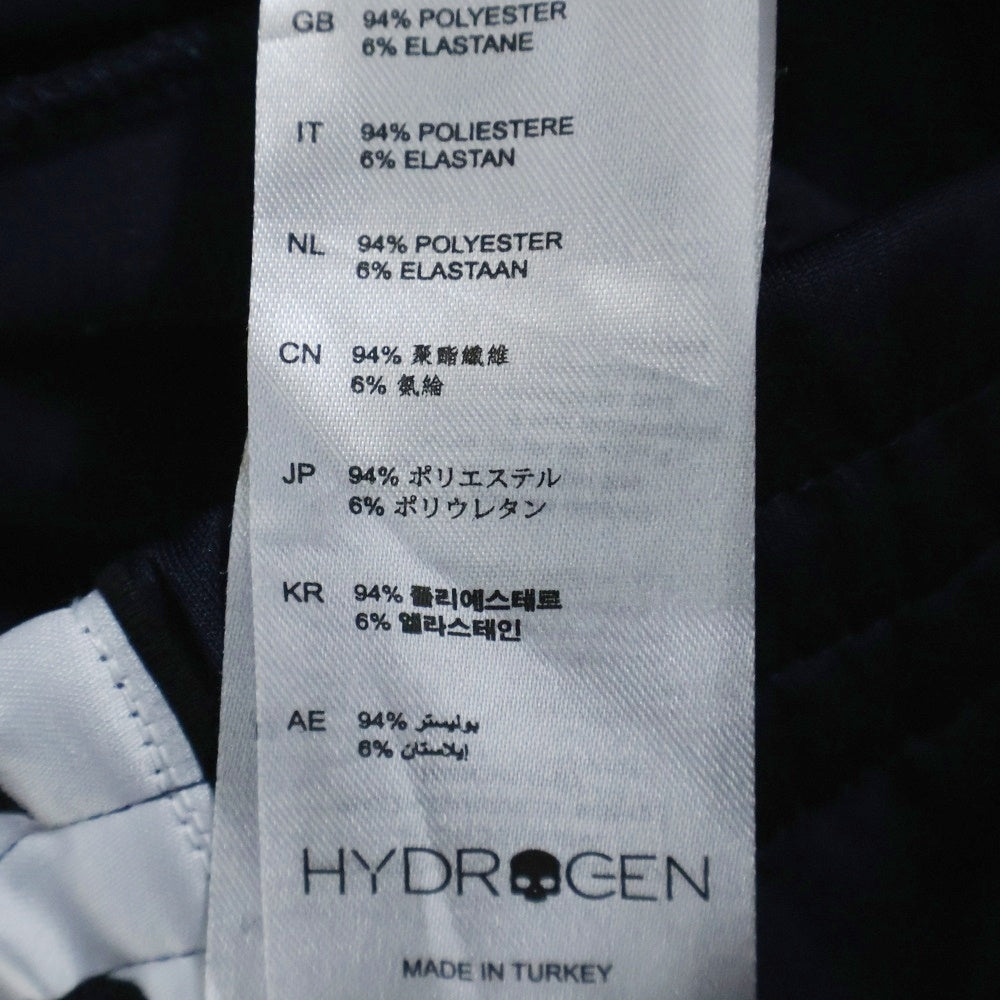 HYDROGEN(ハイドロゲン) テープデザイン トラッカージャージパンツ ネイビー