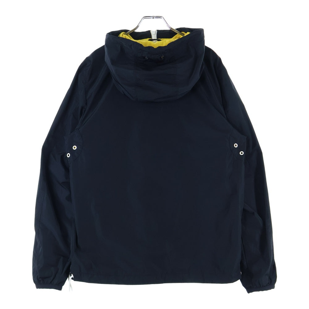 DIESEL(ディーゼル) ロゴプリントナイロンフーディージャケット ブラック