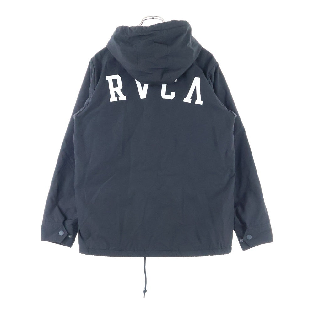 RVCA(ルーカ) ナイロンフーディーコーチジャケット ブラック AH042-750