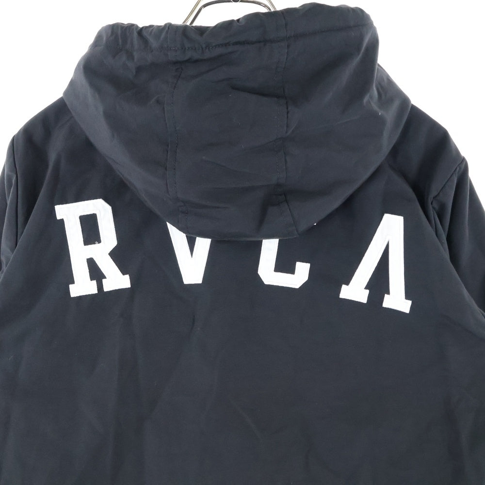 RVCA(ルーカ) ナイロンフーディーコーチジャケット ブラック AH042-750