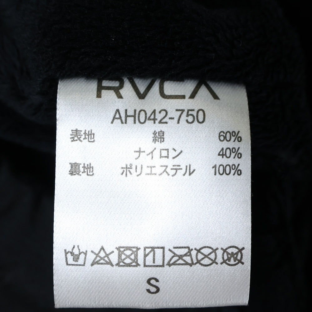 RVCA(ルーカ) ナイロンフーディーコーチジャケット ブラック AH042-750