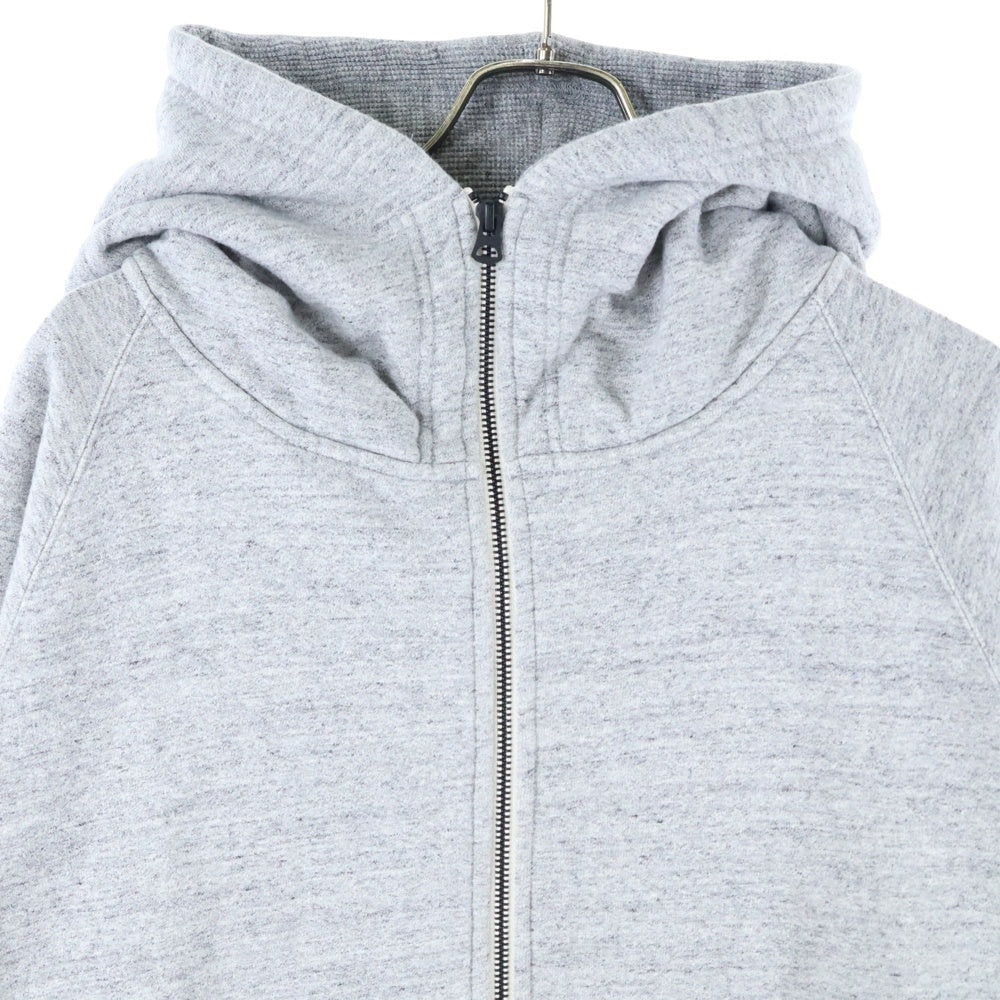 MOMOTARO JEANS(桃太郎ジーンズ) 袖ラインデザイン フルジップパーカー グレー