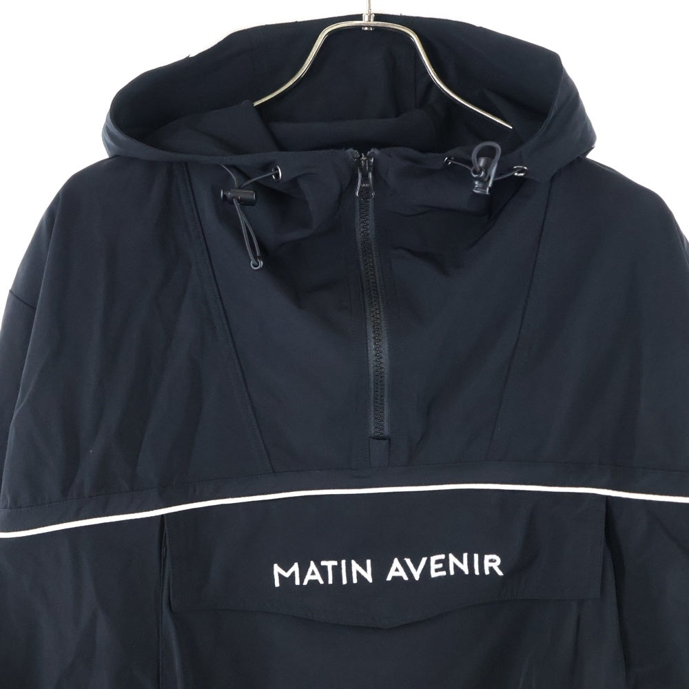 MATIN AVENIR(マタンアヴニール) ハーフジップショート丈ナイロントラックジャケット レディース 241OO2PK008MA