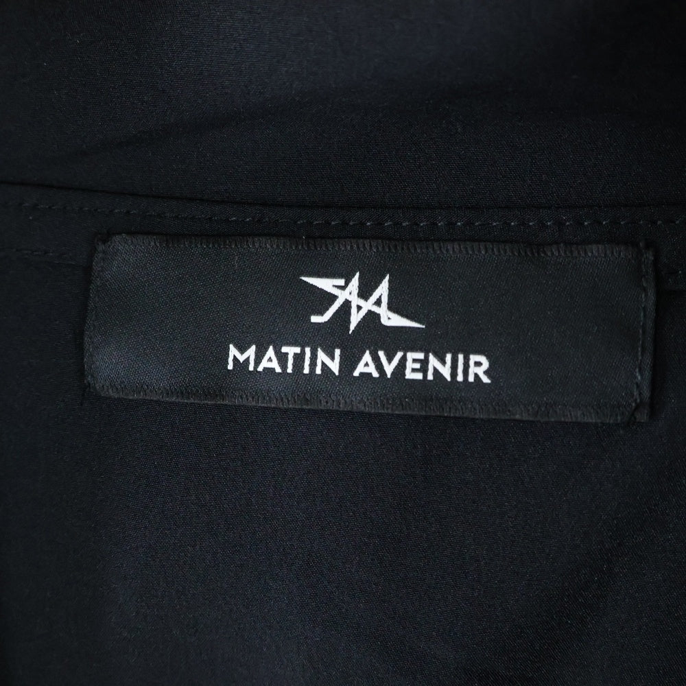 MATIN AVENIR(マタンアヴニール) ハーフジップショート丈ナイロントラックジャケット レディース 241OO2PK008MA