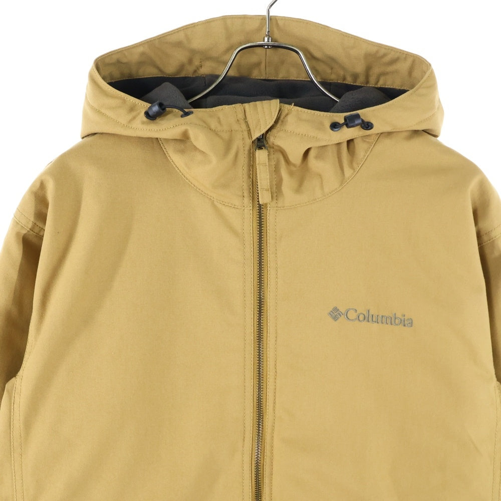 Columbia(コロンビア) 裏地フリースジップアップナイロンフーディージャケット ブラウン 217 0217 00686