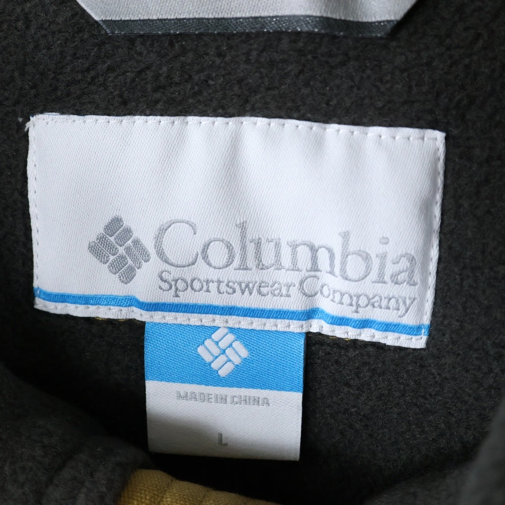 Columbia(コロンビア) 裏地フリースジップアップナイロンフーディージャケット ブラウン 217 0217 00686