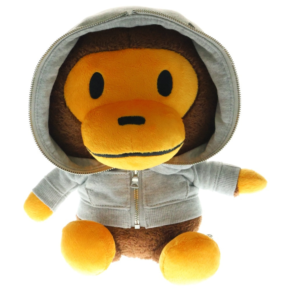 A BATHING APE(アベイシングエイプ) BABY MILO PLUSH DOLL BACKPACK ベイビーマイロ バックパック ブラウン/グレー