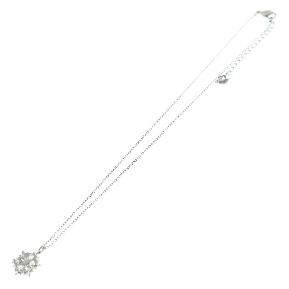 SWAROVSKI(スワロフスキー) スノークリスタル チェーンネックレス シルバー