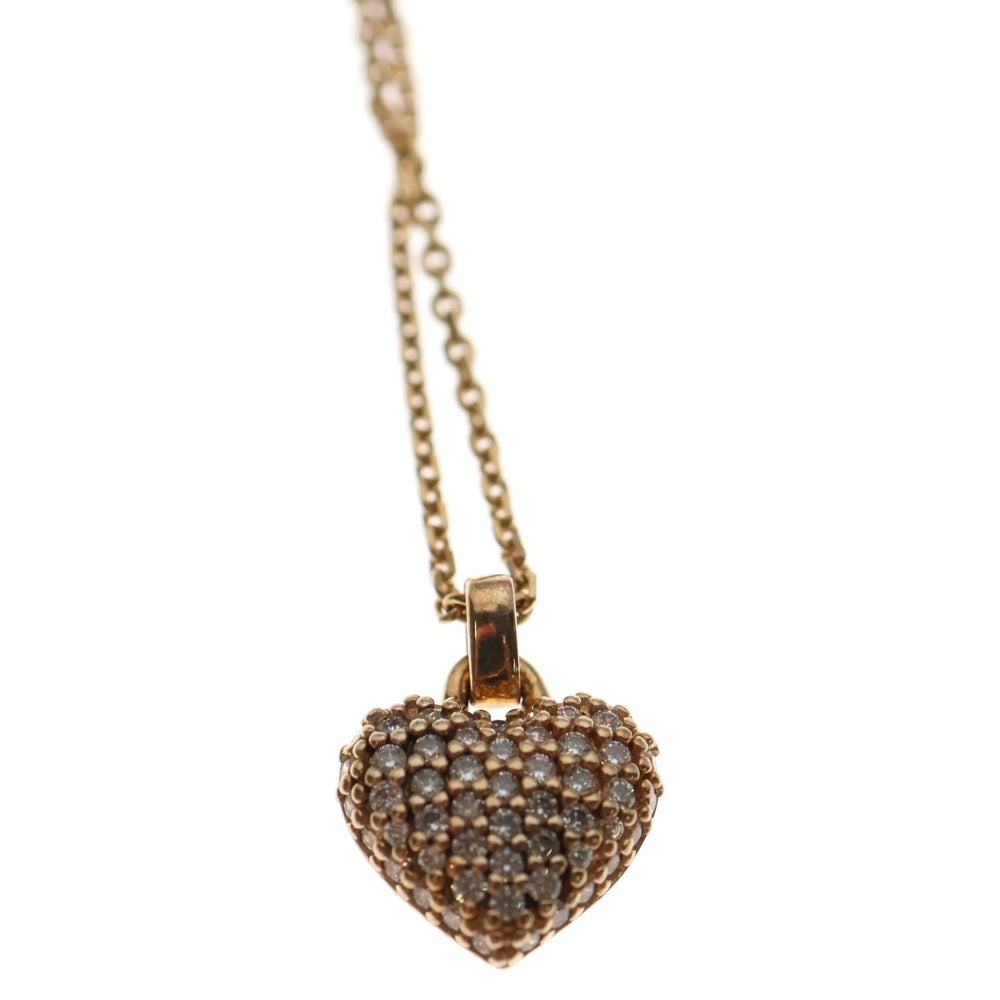 MICHAEL KORS(マイケルコース) ラインストーン ハートペンダント チェーンネックレス レディース ゴールド