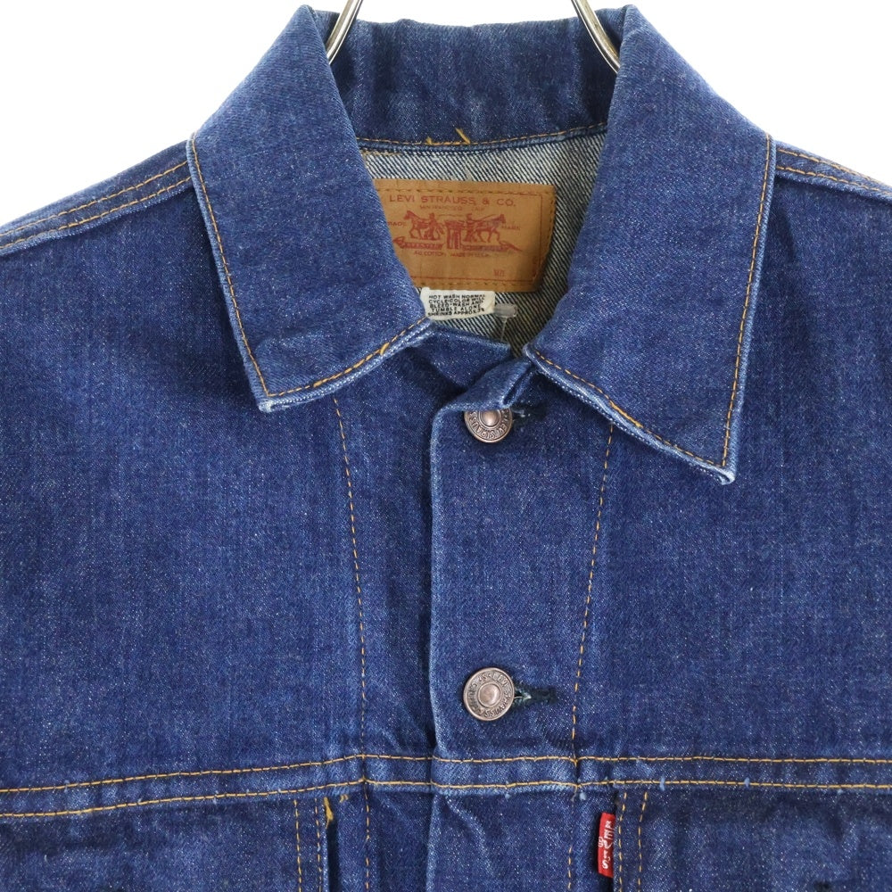 Levi's(リーバイス) VINTAGE 60-70s 70505 4th ビッグE ボタン裏526 不均等V ポケット裏シングル デニムジャケット インディゴ