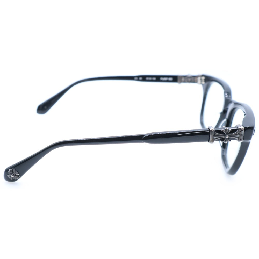 CHROME HEARTS(クロムハーツ) PUMP ME クロステンプル アイウェア 眼鏡 ブラック