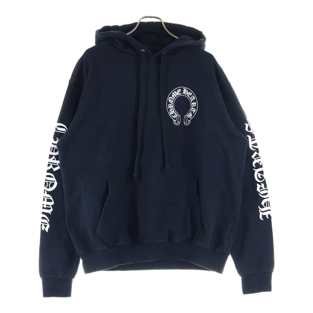 CHROME HEARTS(クロムハーツ) ×MATTY BOY Chomper Horseshoe Hoodie マッティボーイ チョンパー ホースシュー プルオーバースウェットパーカー ブラック