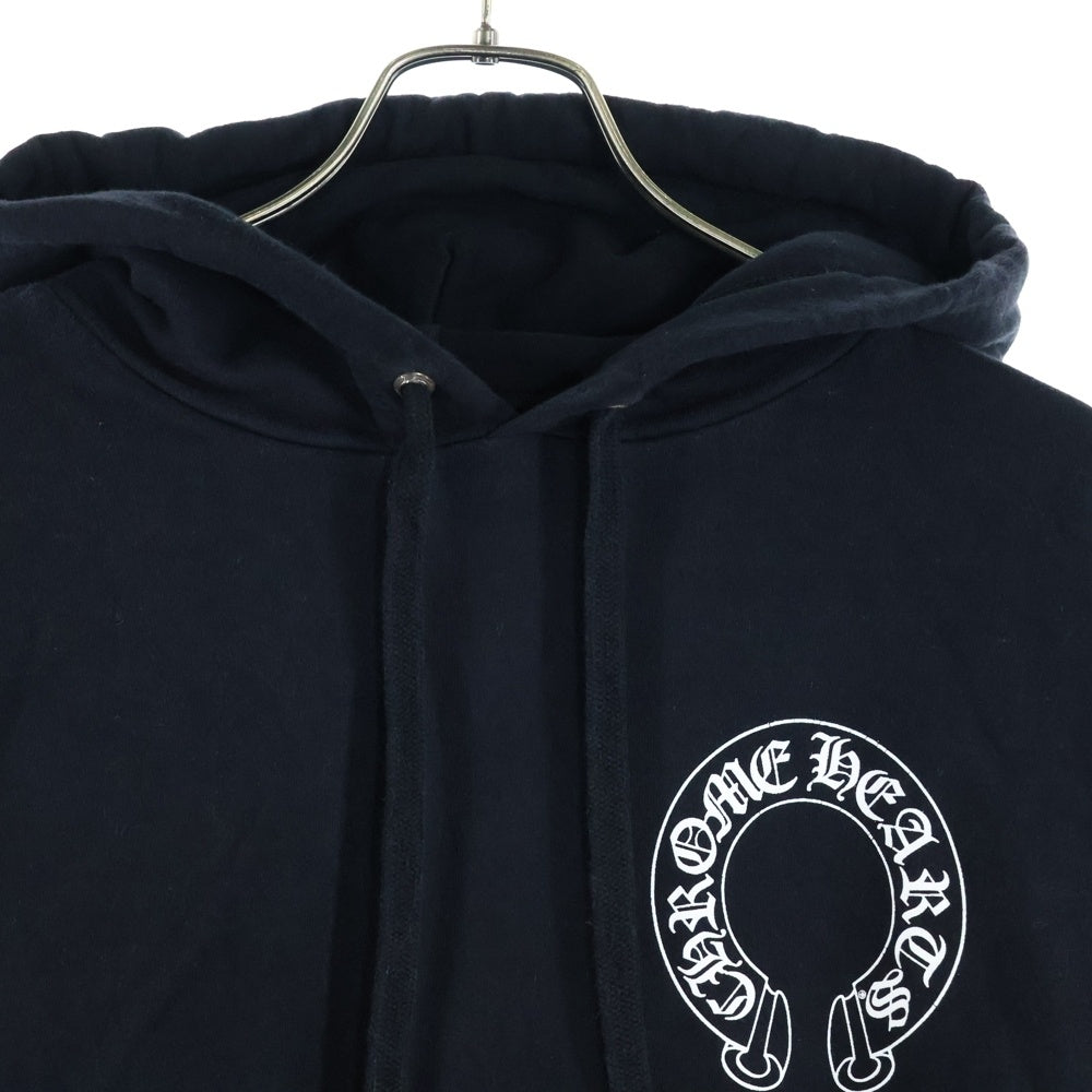 CHROME HEARTS(クロムハーツ) ×MATTY BOY Chomper Horseshoe Hoodie マッティボーイ チョンパー ホースシュー プルオーバースウェットパーカー ブラック
