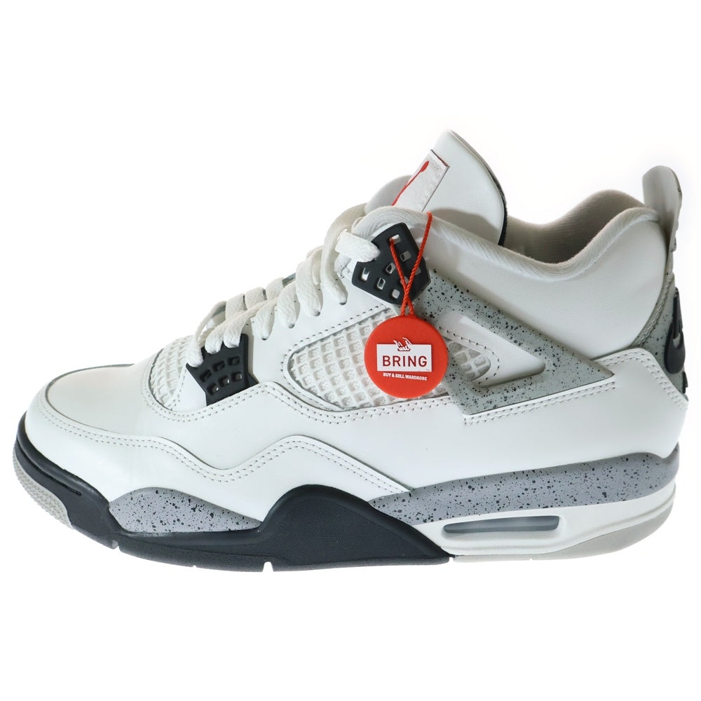 NIKE(ナイキ) Air Jordan 4 Retro WhiteCement 2025 エアジョーダン4 レトロ ホワイトセメント ハイカットスニーカー US9/27cm FV5029-100