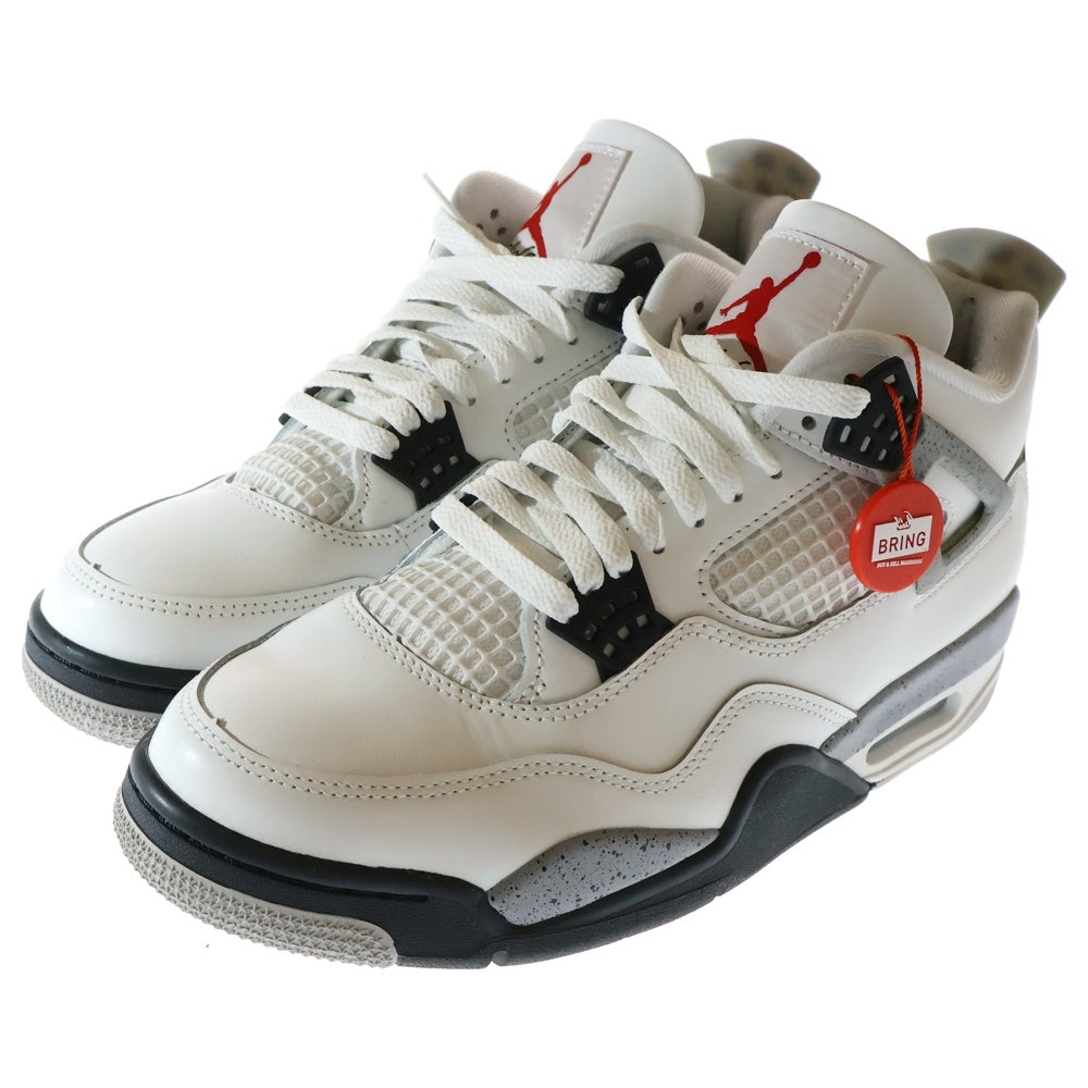 NIKE(ナイキ) Air Jordan 4 Retro WhiteCement 2025 エアジョーダン4 レトロ ホワイトセメント ハイカットスニーカー US9/27cm FV5029-100