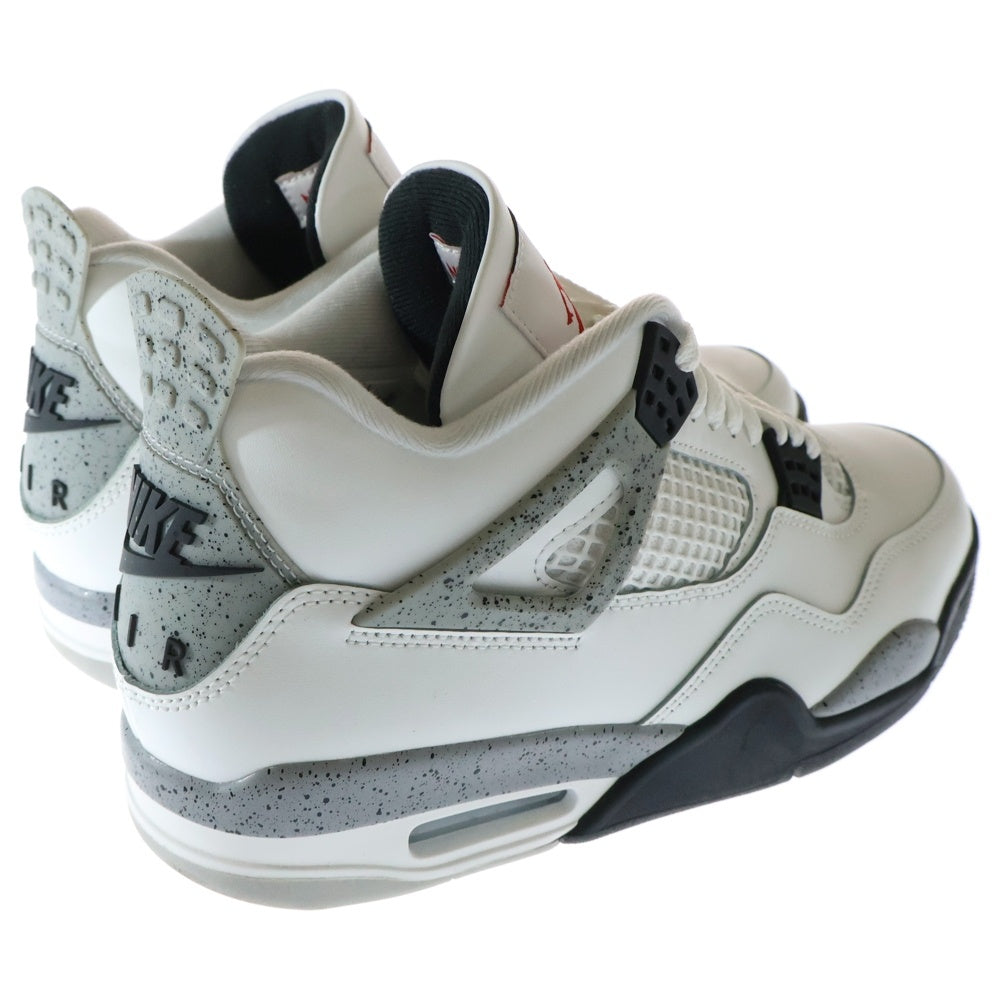 NIKE(ナイキ) Air Jordan 4 Retro WhiteCement 2025 エアジョーダン4 レトロ ホワイトセメント ハイカットスニーカー US9/27cm FV5029-100