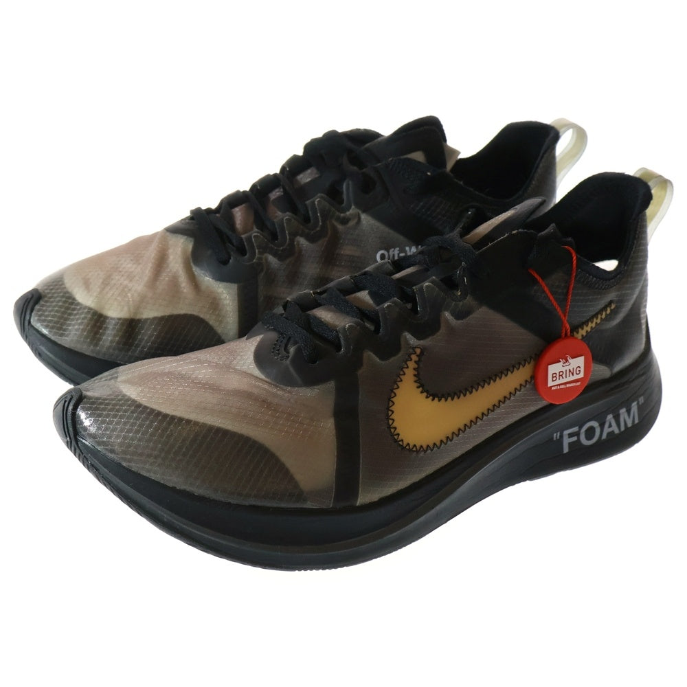 NIKE(ナイキ) ×Off-White Zoom Fly オフホワイト ズームフライ ローカットスニーカー グレー US11/29cm AJ4588-001