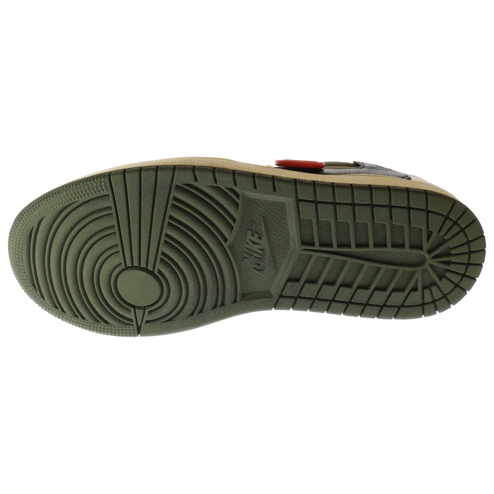 NIKE(ナイキ) ×Travis Scott Air Jordan 1 Low OG SP Reverse Olive トラヴィススコット エアジョーダン1 OG SP リバースオリーブ ローカットスニーカー US8/26cm DM7866-200