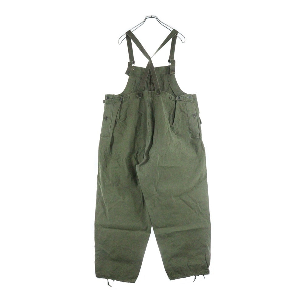 VINTAGE(ヴィンテージ) 50s USN MILITARY ミリタリー米軍 ウェットウェザーオーバーオールパンツ グリーン