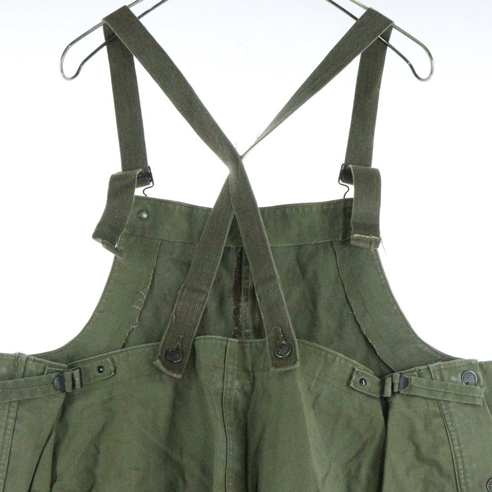 VINTAGE(ヴィンテージ) 50s USN MILITARY ミリタリー米軍 ウェットウェザーオーバーオールパンツ グリーン
