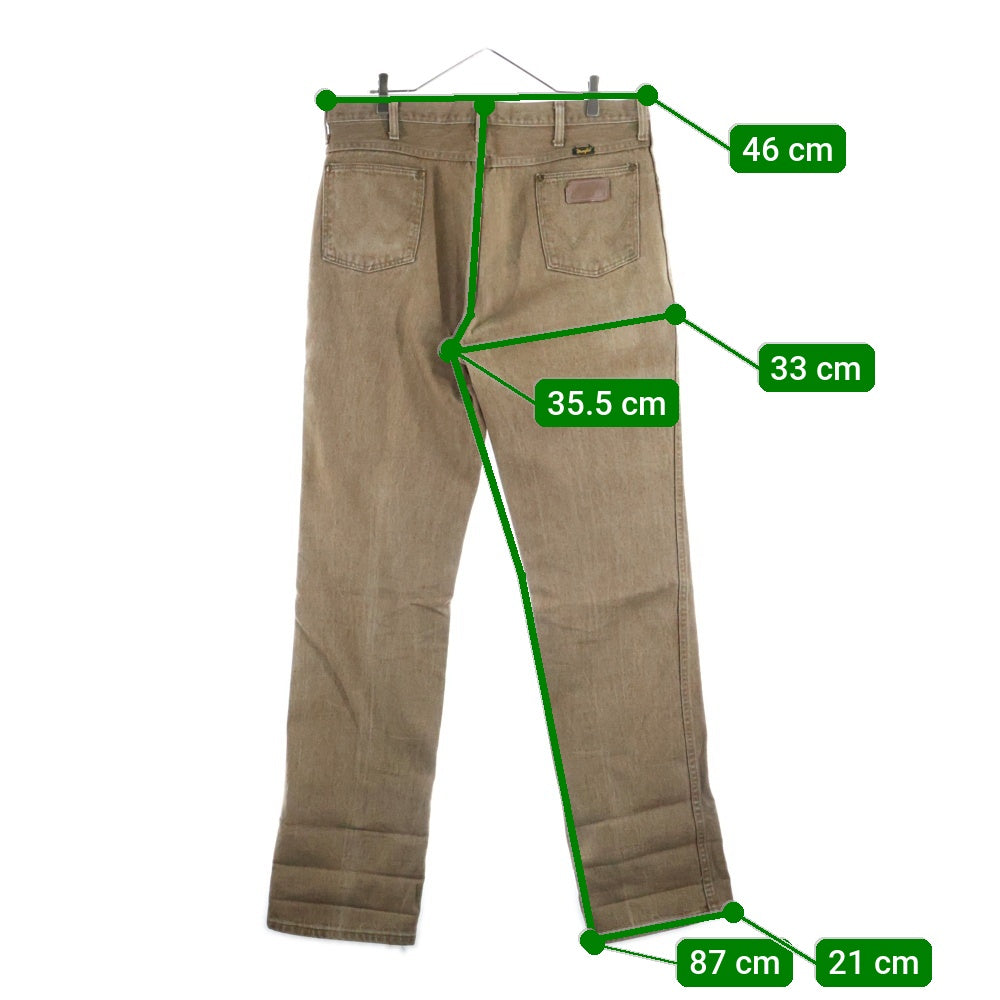 Wrangler(ラングラー) VINTAGE 90s 936KWY コットンストレートパンツ ブラウン