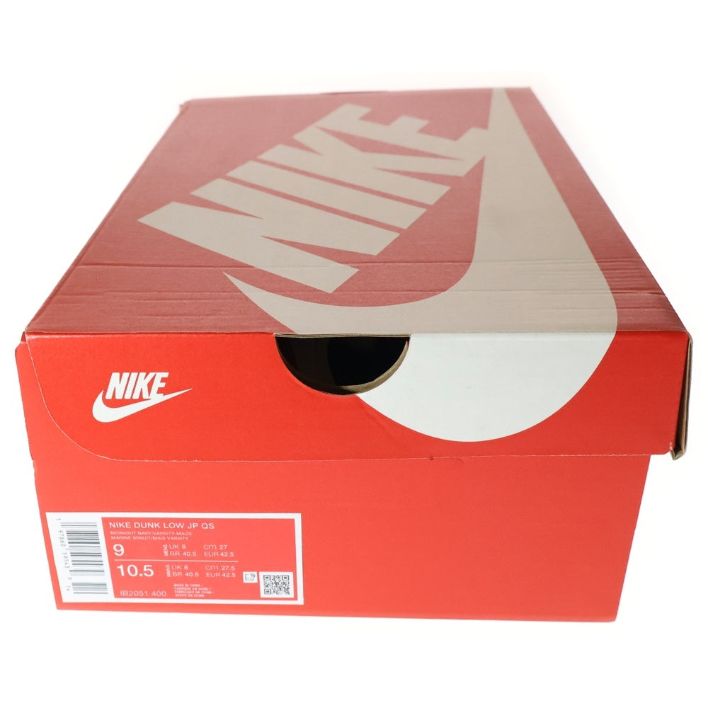 NIKE(ナイキ) Dunk Low CO.JP What The Midnight Navy and Varsity Red (2024)ナイキ ダンク ロー ワット ザ ローカットスニーカー マルチカラー US9/27cm IB2051-400