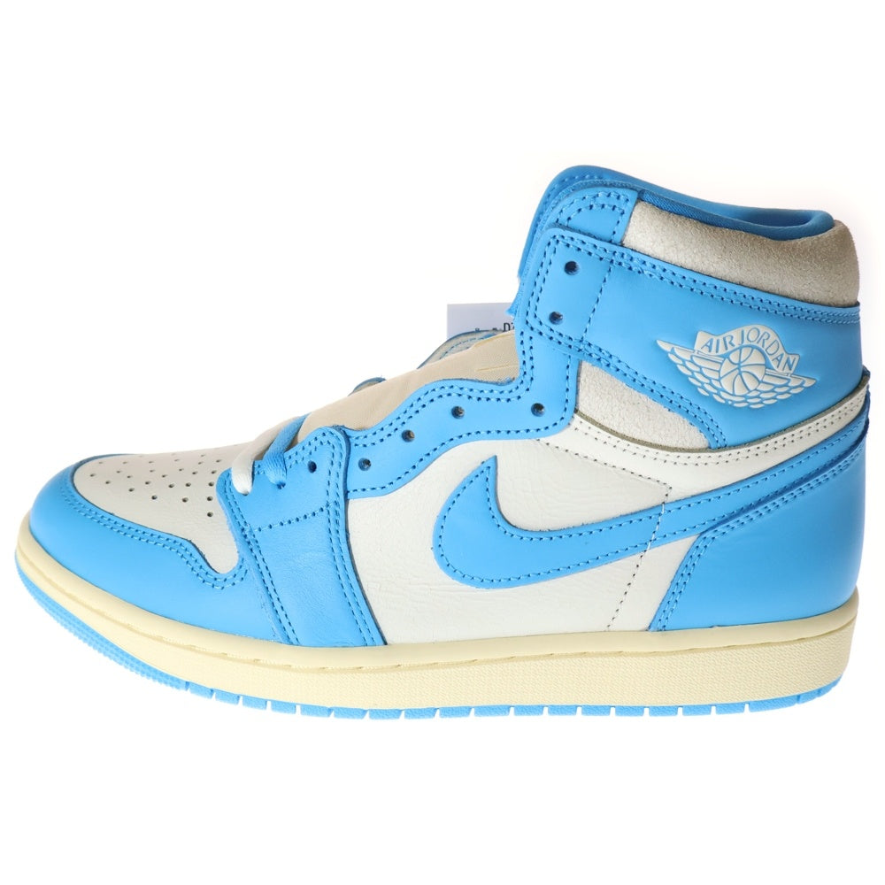 NIKE(ナイキ) AirJordan1 Retro High OG UNC Reimagined エアジョーダン1 UNC リイマジンド ハイカットスニーカー ブルー US9/27cm DZ5485-402