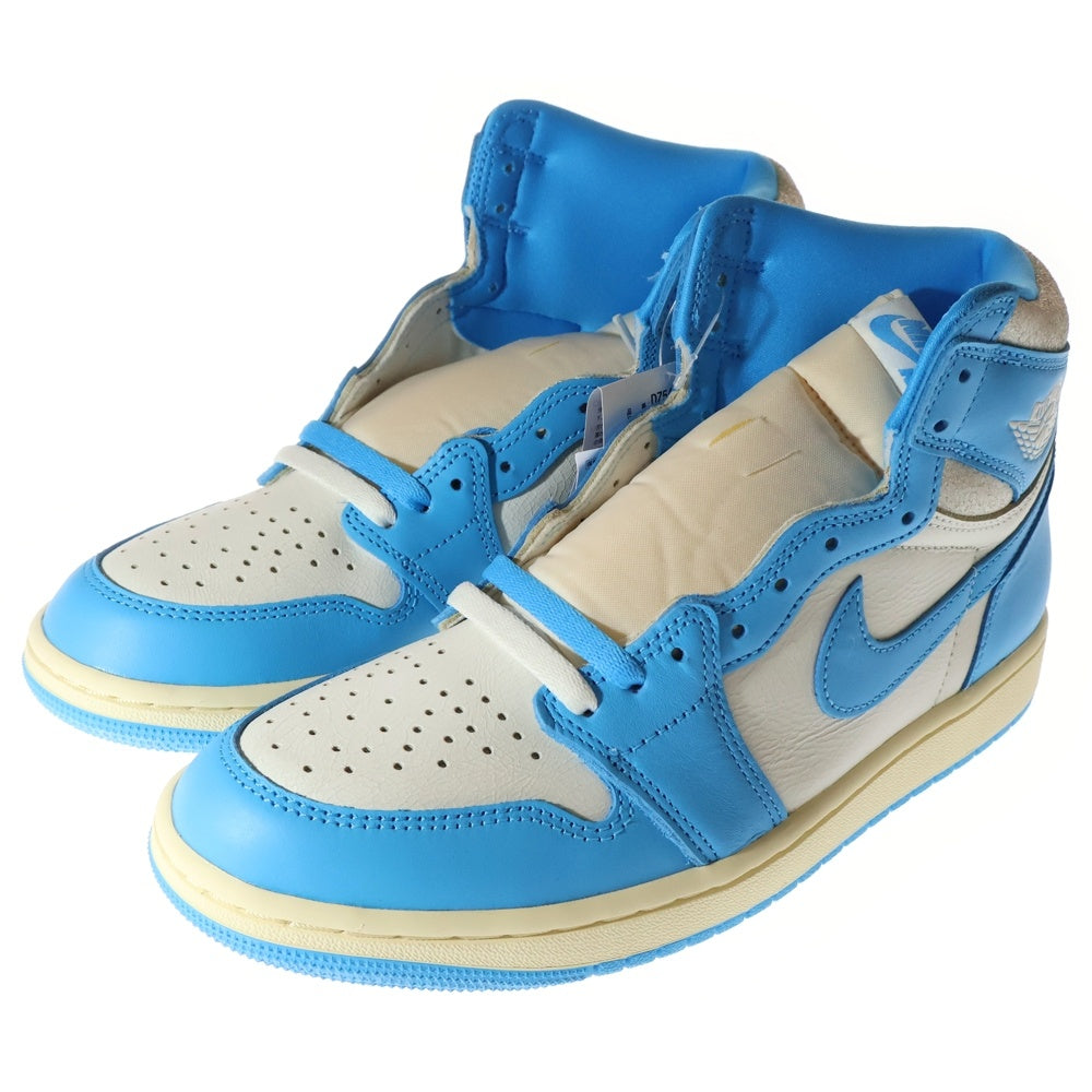 NIKE(ナイキ) AirJordan1 Retro High OG UNC Reimagined エアジョーダン1 UNC リイマジンド ハイカットスニーカー ブルー US9/27cm DZ5485-402