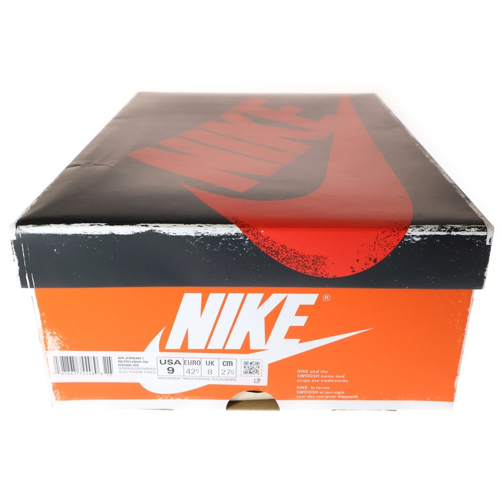 NIKE(ナイキ) AirJordan1 Retro High OG UNC Reimagined エアジョーダン1 UNC リイマジンド ハイカットスニーカー ブルー US9/27cm DZ5485-402