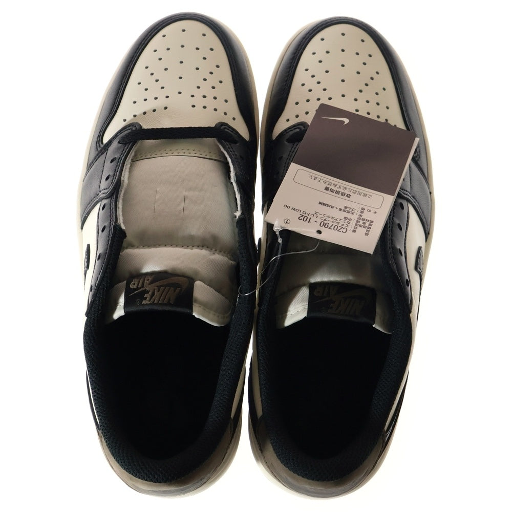 NIKE(ナイキ) AirJordan1 Retro Low OG Mocha ナイキ エアジョーダン1 レトロ モカ ローカットスニーカー ブラック/ブラウン US9/27cm CZ0790-102