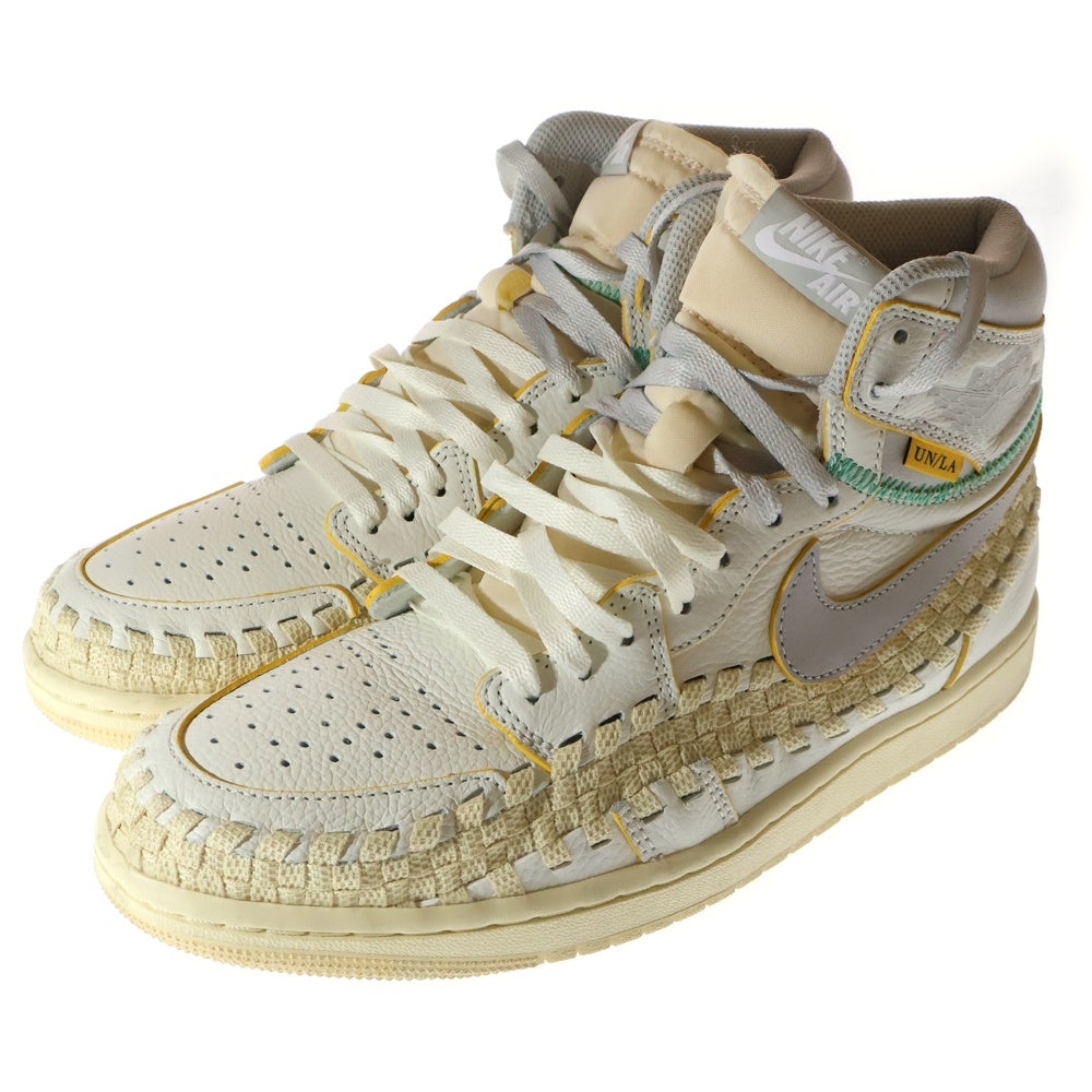 NIKE(ナイキ) ×UNION ×Bephies Beauty Supply AirJordan1 High OG Summer 96 ユニオン エアジョーダン1 サマー96 ハイカットスニーカー ホワイト US9/27cm FD2565-100