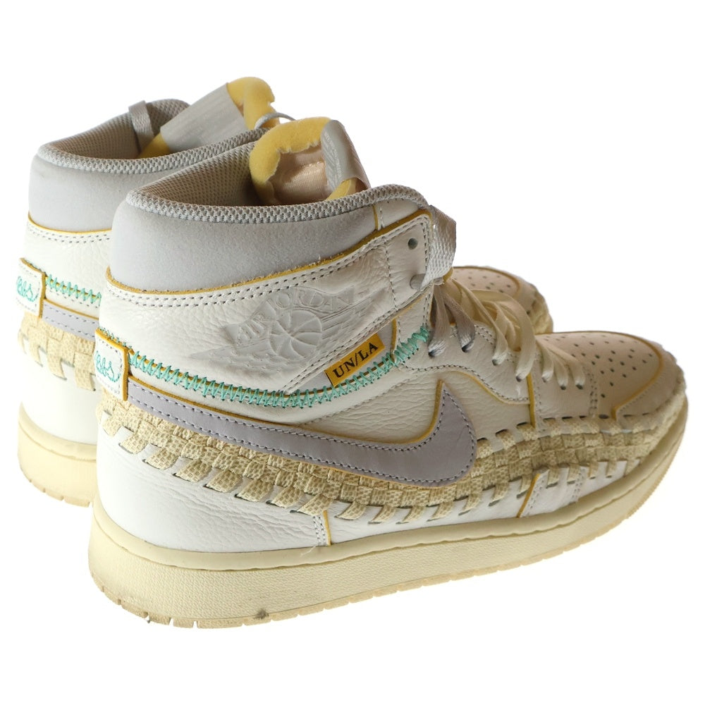 NIKE(ナイキ) ×UNION ×Bephies Beauty Supply AirJordan1 High OG Summer 96 ユニオン エアジョーダン1 サマー96 ハイカットスニーカー ホワイト US9/27cm FD2565-100