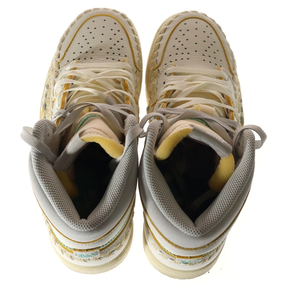 NIKE(ナイキ) ×UNION ×Bephies Beauty Supply AirJordan1 High OG Summer 96 ユニオン エアジョーダン1 サマー96 ハイカットスニーカー ホワイト US9/27cm FD2565-100