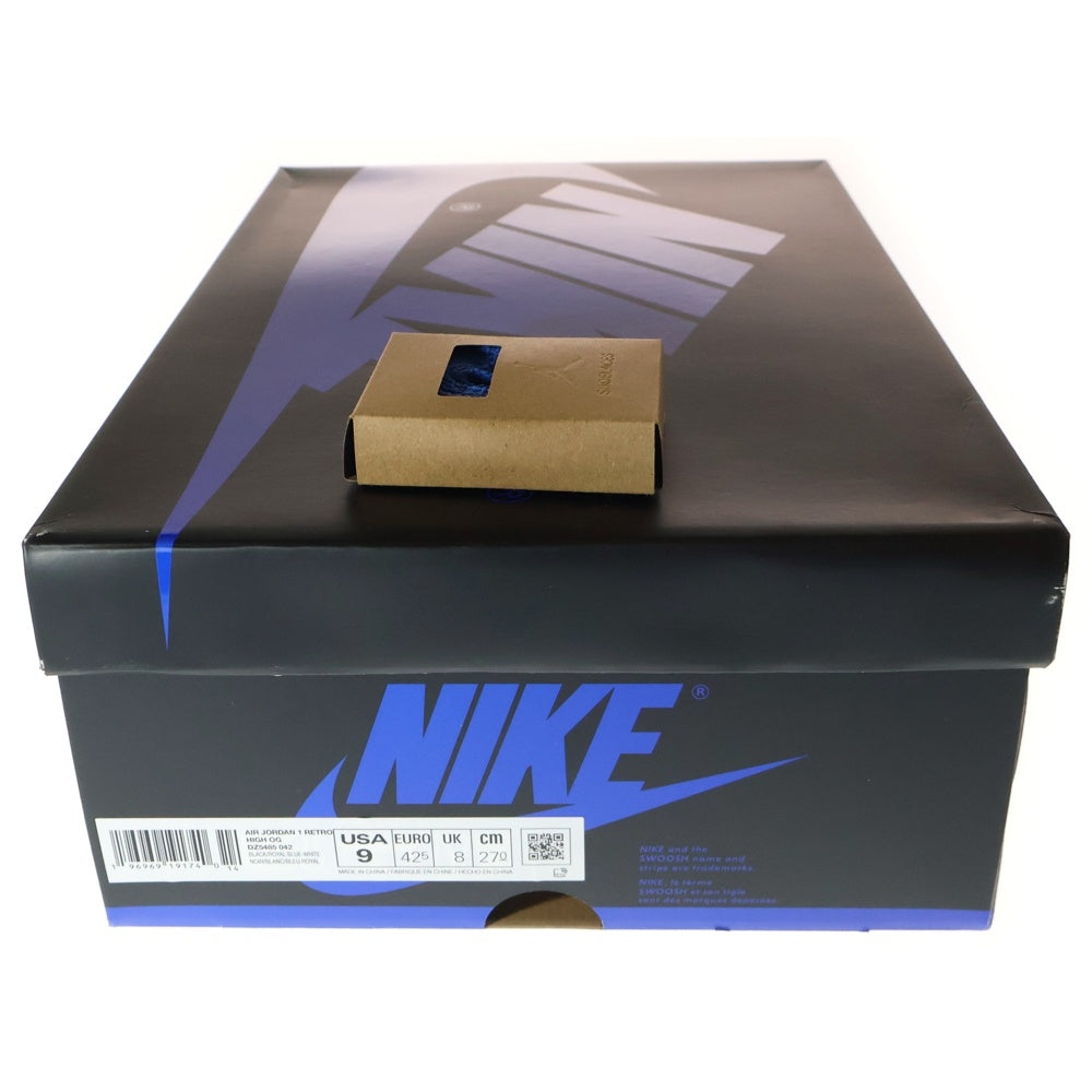 NIKE(ナイキ) AirJordan1 High OG Rare Air Deep Royal Blue エアジョーダン1 ディープロイヤルブルー ハイカットスニーカー ブルー US9/27cm DZ5485-100