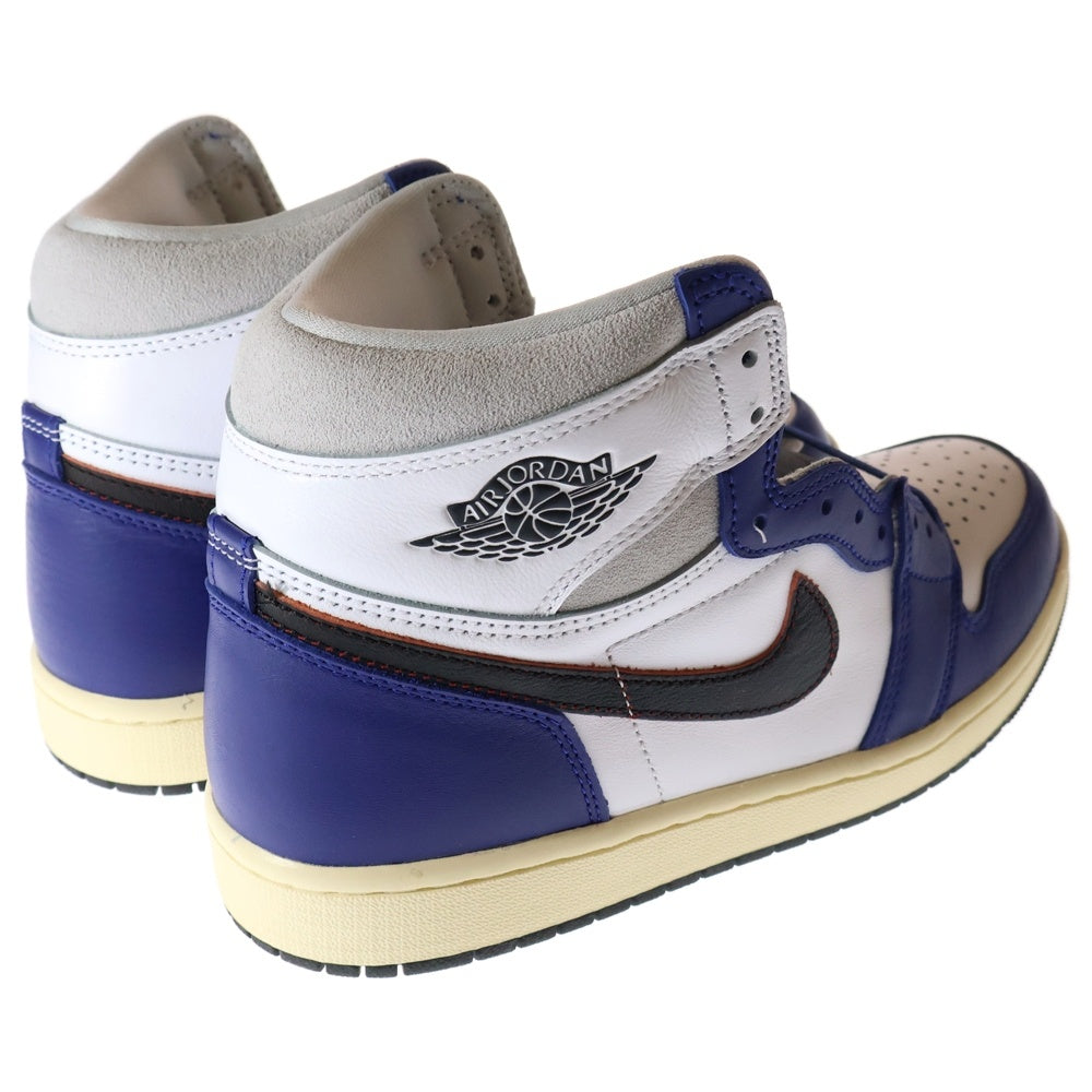 NIKE(ナイキ) AirJordan1 Retro High OG Royal Reimagined エアジョーダン1 ロイヤル リイマジンド ハイカットスニーカー ブルー/ブラック US9/27cm DZ5485-042