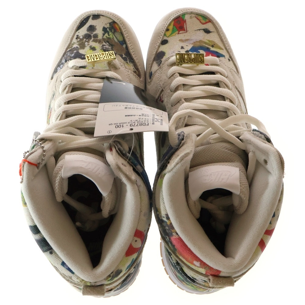 NIKE SB(ナイキエスビー) ×Supreme Dunk High Rammellzee ×シュプリーム ダンク ラメルジー ハイカットスニーカー マルチカラー US9/27cm FD8779-100